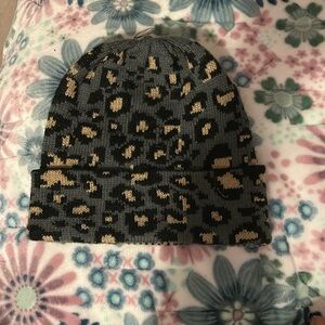 Cheetah Print Beanie Hat